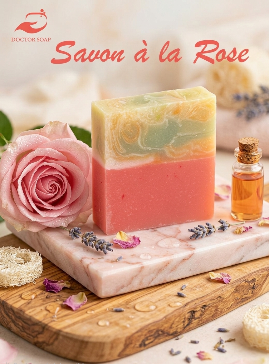 Savon à la Rose : douceur, hydratation et élégance au quotidien